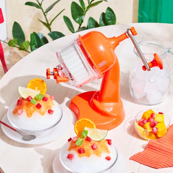 Toffy コンパクトふわふわかき氷器 ヴァイブラントオレンジ | 交換商品