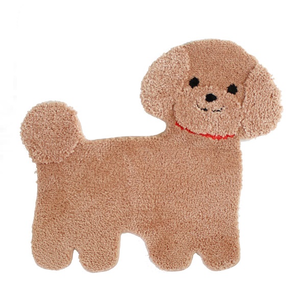 洗えるマット　トイプードル